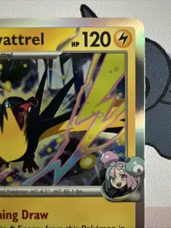 Iono's Kilowattrel 182 - Pokemon STAFF Prerelease Promo Journey Together Holo NM - Image 3