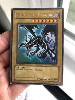 Red-Eyes B. Dragon LOB-070 1st Edition *American English* Yugioh Card Ultra Rare - Image 1