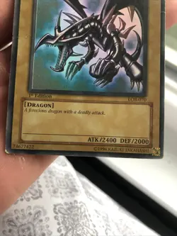 Red-Eyes B. Dragon LOB-070 1st Edition *American English* Yugioh Card Ultra Rare - Image 4