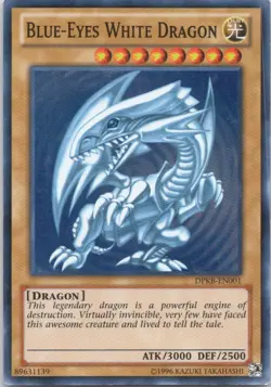1996 TCG Unlimited BLUE-EYES WHITE DRAGON HOLO RARE #DPKB-EN001 - Image 1