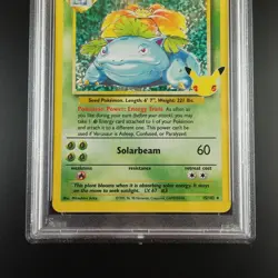 PSA 10 Venusaur 15/102 Pokemon Celebrations Classic Collection Holo Graded Card - Image 3