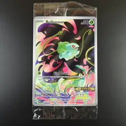 Bulbasaur 133/132 Pokemon Mega Evolution Holo Full Art Card Promo Stamped Sealed - Image 1