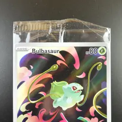 Bulbasaur 133/132 Pokemon Mega Evolution Holo Full Art Card Promo Stamped Sealed - Image 2