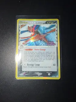 Deoxys 3/110 - EX Holon Phantoms Stamped Reverse Holo Rare Pokemon Card - Image 1