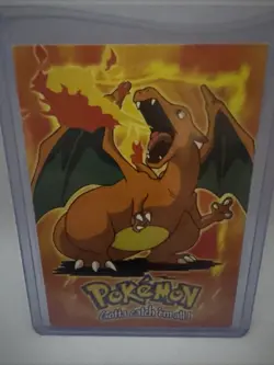 Charizard #06 E6 OF 12 - Pokemon Topps TV Animation Trading Card - Image 1