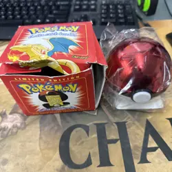 Pokemon Burger King 23k Gold Plated Trading Card Charizard Red Box Sealed - Image 1