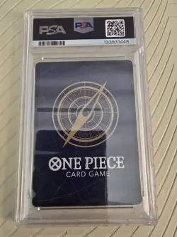 One Piece Monkey D. Luffy PSA 10 English Card OP07-109 2024 Treasure Rare - Image 2