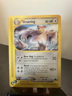 Pokemon TCG Ursaring 110/144 Skyridge Regular 2003 E-reader Card - Image 1