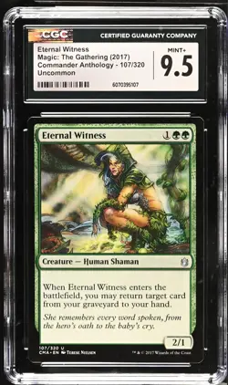 ETERNAL WITNESS Commander Anthology U CGC 9.5 MTG [Nostalgium] - Image 1