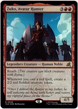 MTG Avatar: The Last Airbender Zuko, Avatar Hunter Foil (Rare) - Image 2