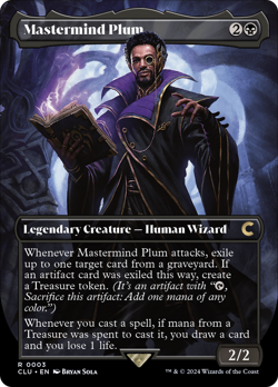 Mastermind Plum (Borderless) Ravnica: Clue Edition - Near Mint - Image 1