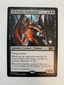 1x OB NIXILIS, UNSHACKLED Core Set 2015 *PROMO* MTG M15 MT/NM EDH Commander - Image 1