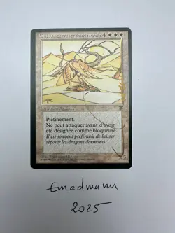 MTG 1x Guivre terrestre ancestrale -Renaissance Magic - Signed Quinton Hoover NM - Image 1