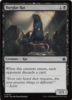 Burglar Rat C Foundations 170 LP-NM - Image 1
