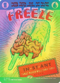 1X NM Brain Freeze Foil Secret Lair: An Encyclopedia of Magic - Image 1