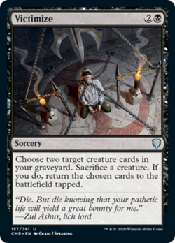 Victimize Commander Legends MINT Black Uncommon MAGIC GATHERING CARD ABUGames - Image 1