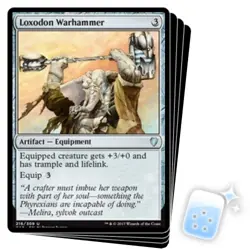 LOXODON WARHAMMER X4 Commander 2017 Magic MTG MINT CARD - Image 1