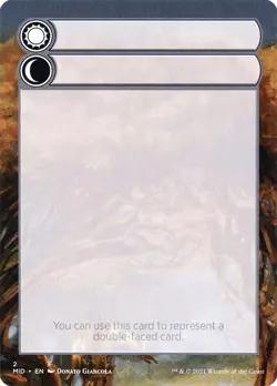 Substitute 2/9 Token 10x - Colorless - Same Art - MID Midnight - MTG Magic NM - Image 1