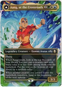 MTG Avatar: The Last Airbender Aang, at the Crossroads Borderless (Rare) - Image 1