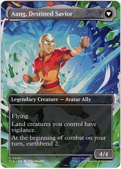 MTG Avatar: The Last Airbender Aang, at the Crossroads Borderless (Rare) - Image 2