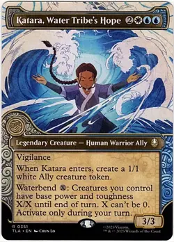 MTG Avatar: The Last Airbender Katara, Water Tribe's Hope Showcase (Rare) - Image 1