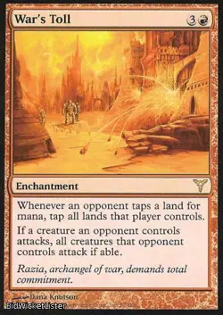 War's Toll (Rare) Near Mint Normal English - Magic the Gathering - Dissension - Image 1