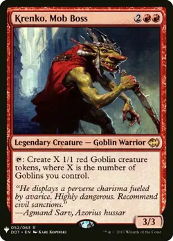 1x KRENKO, MOB BOSS - Goblin - Mystery/Jump STart/Foundation - MTG - Magic - Image 1