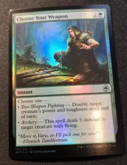 Choose Your Weapon - Foil - AFR - MTG - EN - NM - 175/281 - Image 1