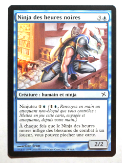 Ninja of the Deep Hours Ninja des heures noires Mtg Magic VF NM - Image 1