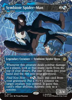 Symbiote Spider-Man (Borderless) [Marvel's Spider-Man] Near Mint - Image 1