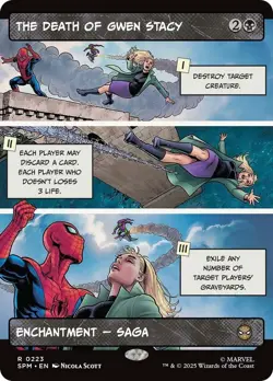 The Death of Gwen Stacy (Borderless) [Marvel's Spider-Man] Near Mint - Image 1
