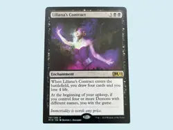Liliana's Contract, Core Set 2019, Near Mint, Magic the Gathering MTG - Image 1