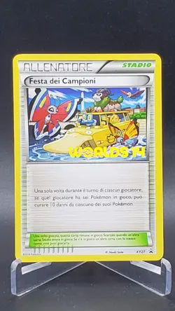2014 Champions Festival ITALIAN World Championship Promo Pokemon Card XY27 - Image 1