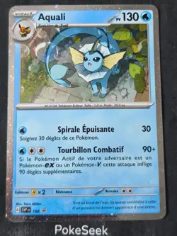 Carte Pokemon HOLO Aquali SVP 168 Promo EV8.5 Ecarlate & Violet FR NEUF - Image 1