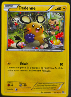 Carte Pokemon Dedenne 57/162 XY Impulsion Turbo FR Excellent / NEAR MINT - Image 1