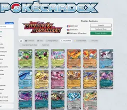 Lot de 17 Cartes Pokemon EX ULTRAS RARES EV10 Rivalites Destinees FR NEUVES - Image 5