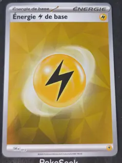 Carte Pokemon REVERSE Energie Electrique de Base SVE 012 PRE EV8.5 FR NEUVE - Image 1