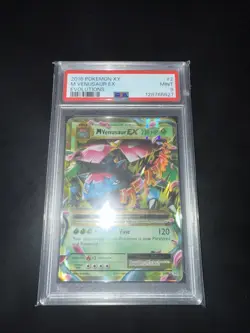 2016 Pokemon XY Evolutions M Venusaur EX 2/108 PSA 9 Mint - Image 1