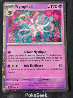 Carte Pokemon HOLO Nymphali SVP 172 Promo Ecarlate & Violet FR NEUVE - Image 1