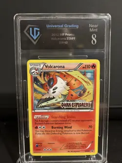 CARTA POKEMON VOLCARON STAFF DARK EXPLORERS UG 8 NM ENG - Image 1