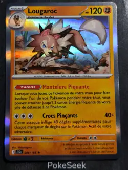 Carte Pokemon Lougaroc HOLO 085/159 EV09 JTG Aventures Ensemble FR NEUF - Image 1