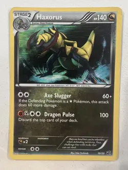 Haxorus 16/20 Dragon Vault Holo TCG Pokemon NM - Image 1