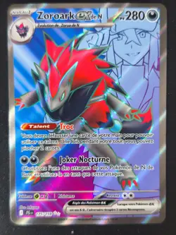 Carte Pokemon Zoroark ex de N 175/159 EV09 JTG Aventures Ensemble FR NEUVE - Image 1