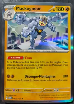 Carte Pokemon MACKOGNEUR 068/165 HOLO EV3.5 Ecarlate et Violet MEW 151 FR NEUF - Image 1