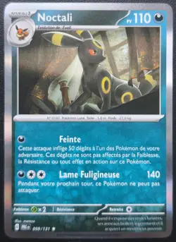 Carte Pokemon HOLO Noctali 059/131 PRE EV8.5 Evolutions Prismatiques FR NEUVE - Image 1