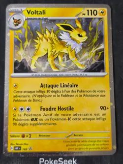 Carte Pokemon HOLO Voltali SVP 169 Promo EV8.5 Ecarlate & Violet FR NEUF - Image 1