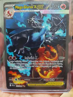 Pokemon Pokemon Fatale Flammen Mega Glurak X ex (PFL 125) - 125/094 SIR Deutsch - Image 1