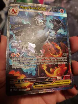 Pokemon Pokemon Fatale Flammen Mega Glurak X ex (PFL 125) - 125/094 SIR Deutsch - Image 2