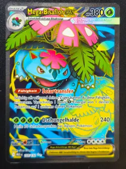 Carte Pokemon Mega-Bisaflor 155/132 MEG FA Full Art Allemande FR NEUVE - Image 1