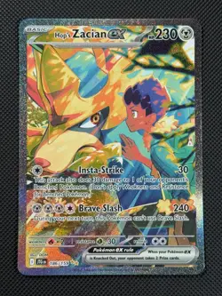 Hop's Zacian ex 186/159 SIR Pokemon Card S&V Journey Together Holo Rare *2 - Image 1